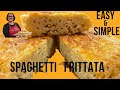 Spaghetti Frittata | Easy video recipe.