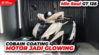 DETAILING SUPER MENGKILAT EFEK CERAMIC COATING PADA MIO SOUL GT 125 - KING POLISHES #06