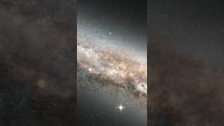 A Galactic Disc, Edge-On And Up Close
