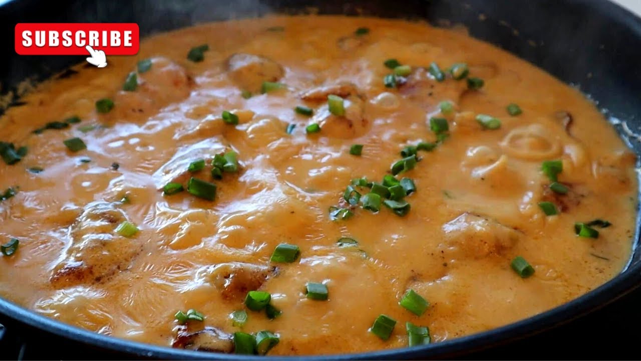 Creamy Garlic Chicken Legs Recipe YouTube