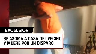 Brasil: Hombre se asoma a casa del vecino y muere por un disparo