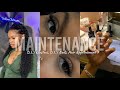 Maintenance vlog  diy lash clusters doing my own nails  hair appointment