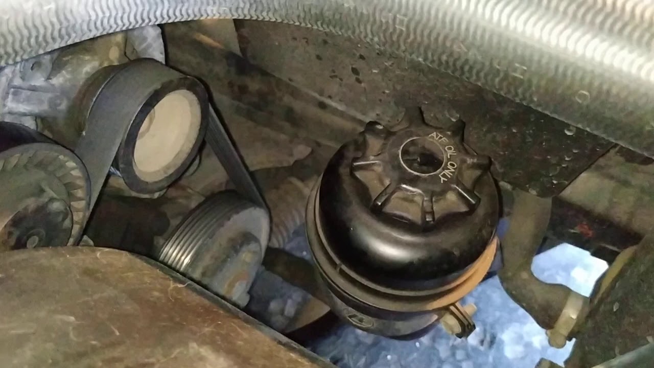 BMW E36 Steering Wheel Fluid Tank Location ATF Fluid Tank YouTube