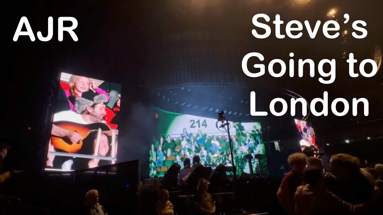 Steve's Going to London | AJR | The Maybe Man Tour | Des Moines, IA ...