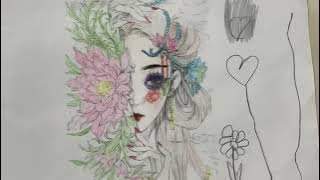 Lady coloring#ochanz