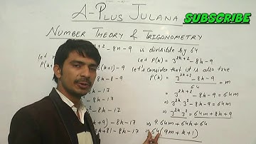 Divisility Principle mathematical induction PMI B.A B.sc Number Theory Trigonometry