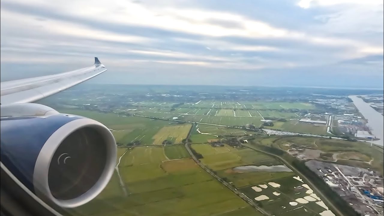 Delta Air Lines Airbus A330-900NEO Polderbaan Landing in Amsterdam (AMS) 🇳🇱🇪🇺 from Seattle (SEA) 🇺🇸