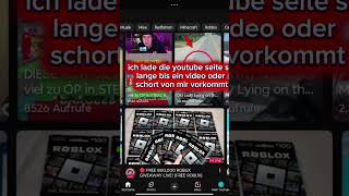 ich lade die youtube seite so lange neu bis ein video oder short von mir vorkommt🤗😄