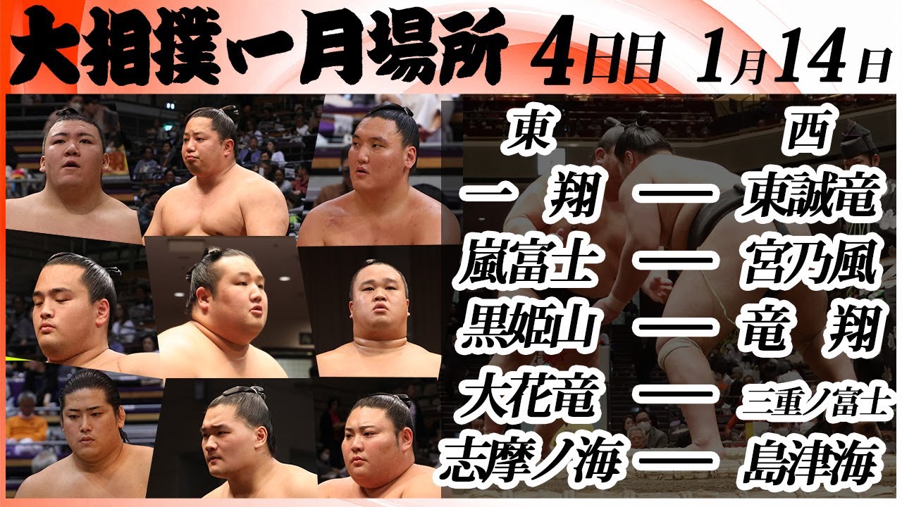 大相撲 幕下上位五番<令和8年一月場所・4日目>SUMO