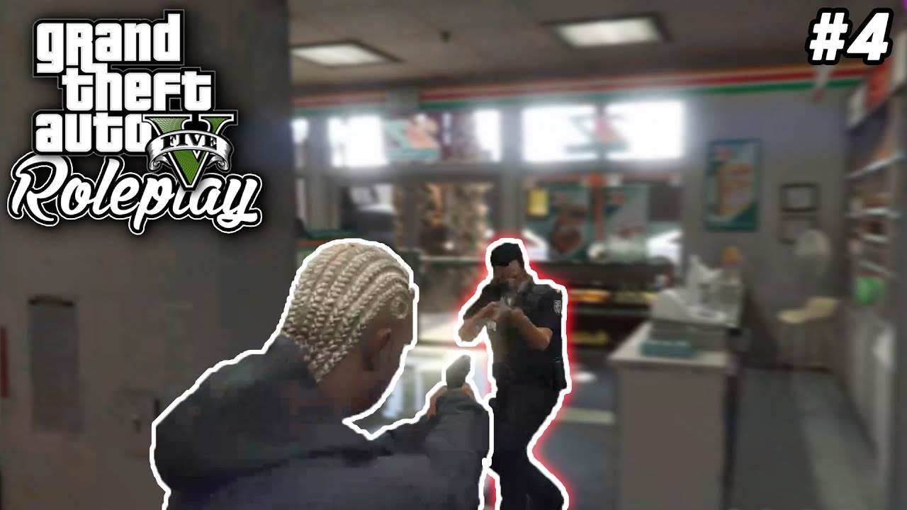 I Had A SHOOTOUT WITH THE COPS! | GTA 5 BigCityRP - #4