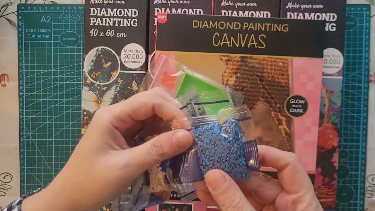 Diamond painting haul [Action store] #diamondpainting #diamondpaintinghaul