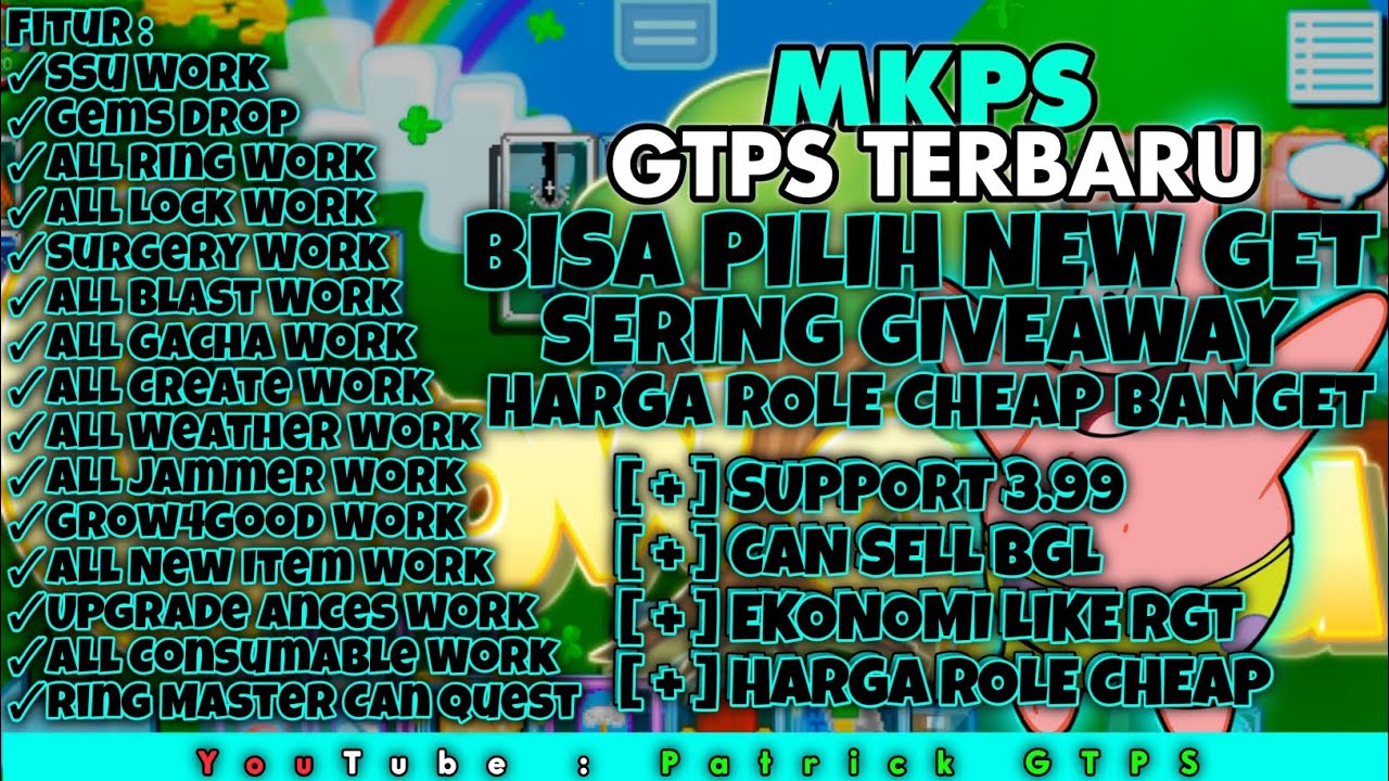 Role Cheaper 🔰GTPS TERBARU 2022🔰 | 🔱 CAN SELL BGL & SERING GIVEAWAY + HARGA ROLE ...