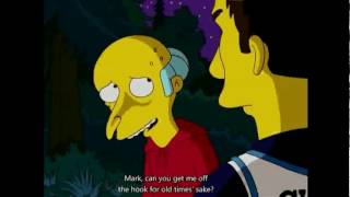 THE SIMPSONS 20X08 The Burns and The Bees ... THE GODFATHER SCENE sub eng spa