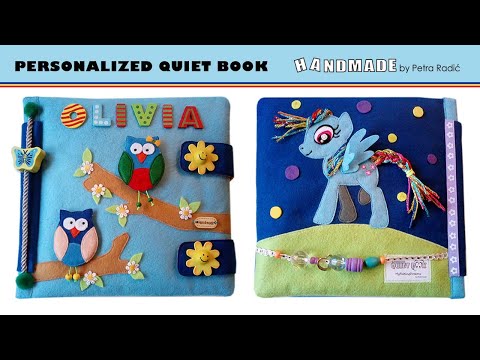 87. Quiet book for Olivia / Busy book / Activity book - handmade by Petra Radic, My Felting Dreams
