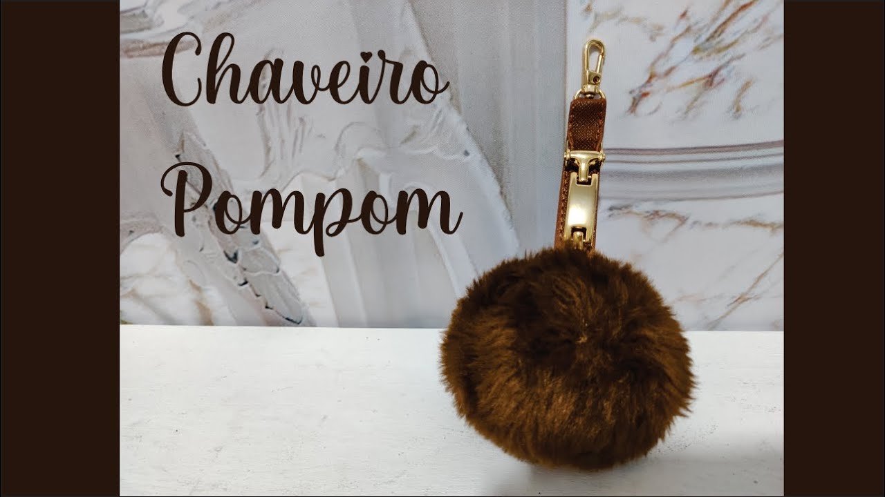 CHAVEIRO POMPOM LUXO