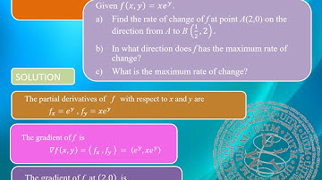 Directional Derivatives 17 June 2017