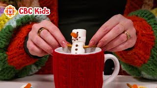 Make a Hot Chocolate Marshmallow Friend! | CBC Kids - YouTube