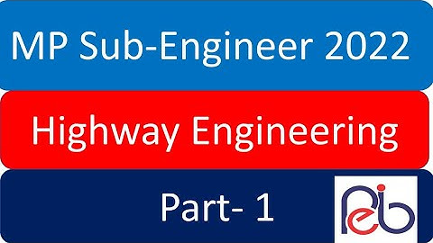 SUB-ENGINEER CRASH COURSE 2022|| highway |  #subengineer #mp #mppeb #agni247 #subengineer2022