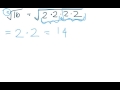 Simplifying Radicals and Exponents