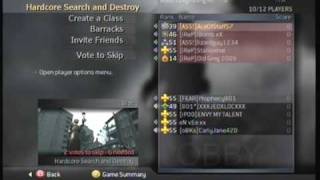 Call of Duty 4 - Team Killing Hardcore Search and Destroy