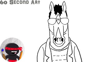 How To Draw Bojack | Bojack Horseman
