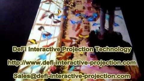 DEFI Interactive floor/wall projection system basic version with 62 effects from $200 to $650