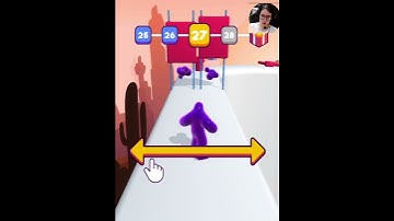 Best Funny 👗 Blob Runner 3D 👗👗 All Levels 26, 27 Gameplay Trailer  Android,ios