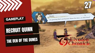 EIYUDEN CHRONICLE HUNDRED HEROES RECRUIT QUINN THE DEN OF THE DUNES OYAMATSUMI GAMEPLAY PART 27