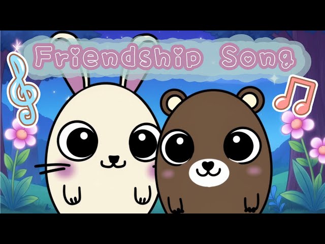 オルゴナイト　くま　のお友達のうさぎカップル♡ ウサギとクマの友情ソング🐰🐻✨ Cute Bunny & Bear Friendship Song
