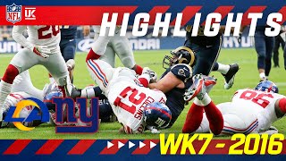 The Match That Made Landon Collins! | Giants @ Rams 2016 | Twickenham | NFL UK