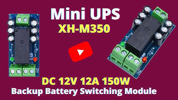 12V 150W Backup Battery Switching Module high power Board Automatic switching battery power XH-M350