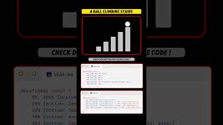 A BALL CLIMBING STAIRS LOADER using html css #coding #programming