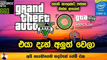 GTA 5 Redux Mode | GTX 660 2GB | i5 3570 | 1080p | Benchmark Test | Game play | sinhala