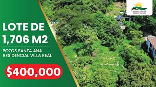 Lote de 1,706 m² a la venta en Eco Residencial Villa Real en Pozos Santa Ana.