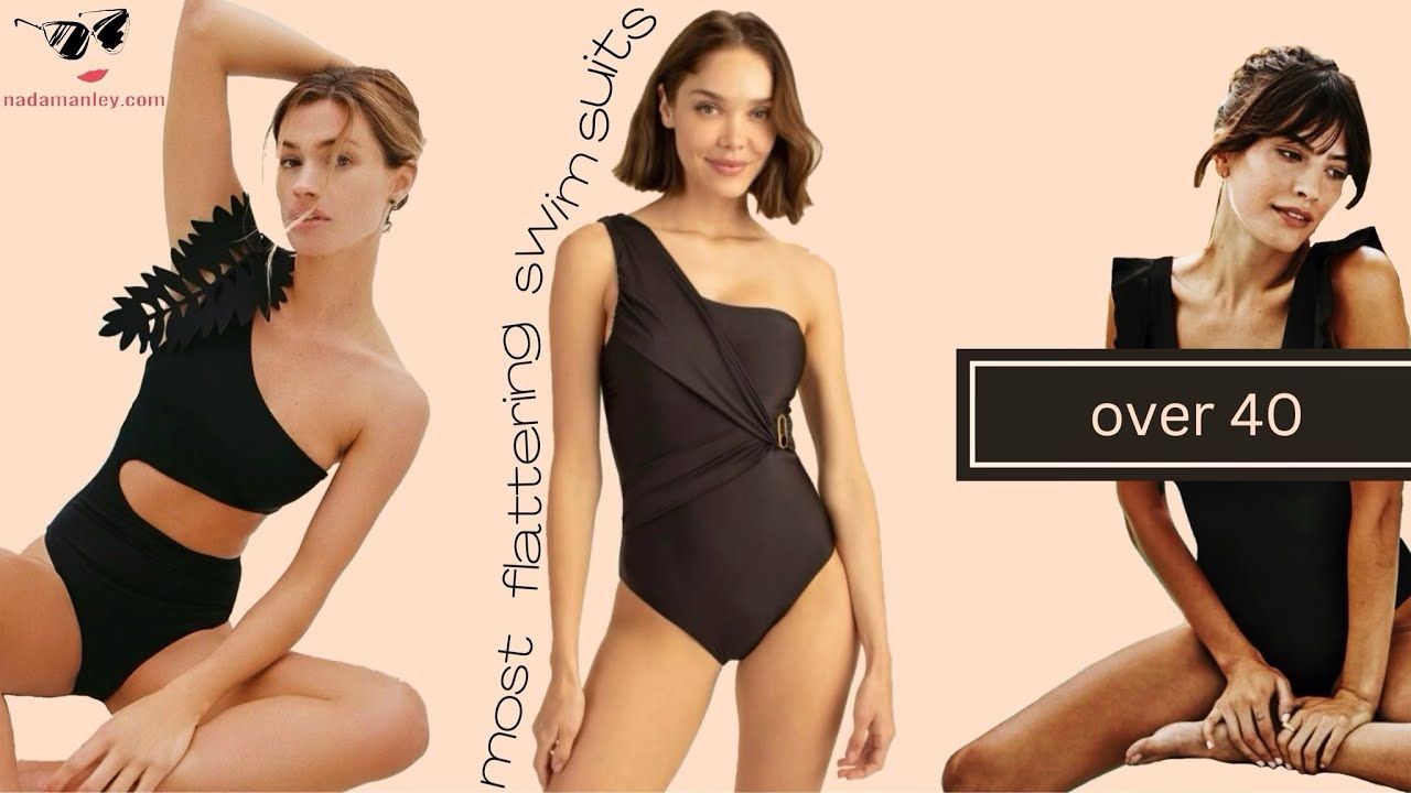 The Best One Piece Bathing Suits Over 40, Most Flattering