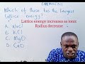 Lattice energy 