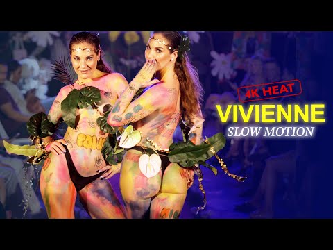 Vivienne in Slow Motion | Miami Swim Week 2023 | 4k Heat
