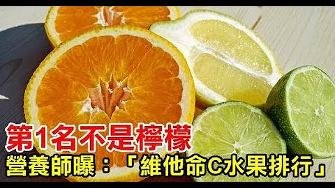 第1名不是檸檬！營養師曝：「維他命C水果排行」　網驚：原來不是越酸越厲害！ - 天天要聞