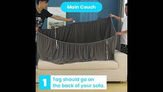 How to install L-shaped Couch Skins