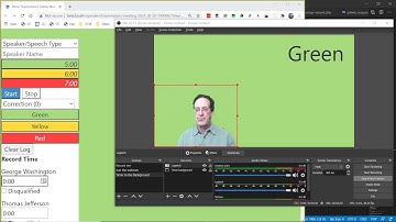 Showing the Web-Based Speech Timer in Zoom, with OBS Studio