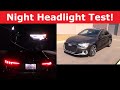 2022 Audi A3 TFSI Quattro Headlight Test and Night Drive