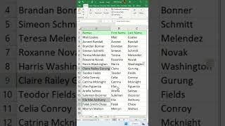 Separate First Name and Last Names - Excel Tips and Tricks screenshot 5