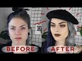 GLAM GRUNGE MAKEUP TUTORIAL | holiday makeup
