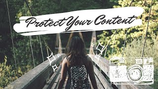 How to Protect Your Content on YouTube Instagram Facebook Content Creator Step by step Guide