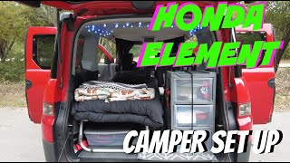 ElementXplore | Honda Element No Build Camper Set Up