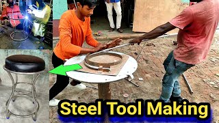 Steel Stool Making Full Process Stainless Steel Fabrication Work