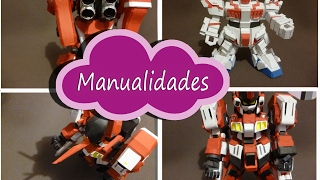 Manualidades Robots Con Fomi, Fomy, Foami Goma Eva Y Cartulina