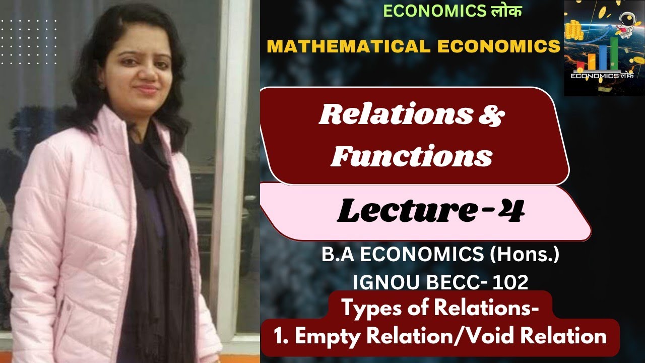 Relations & Functions|Lec-4|Types of Relations-Empty Relation/Void ...