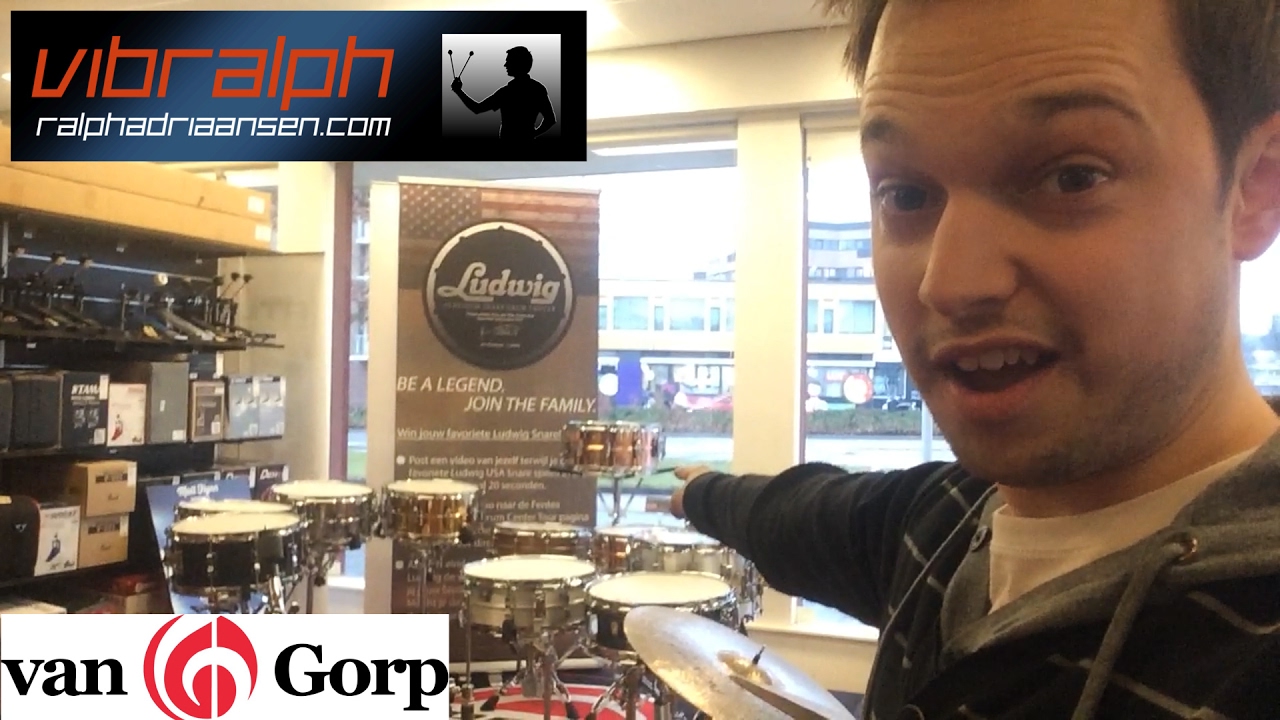 Ludwig platinum snare drum tour - Vibralph vlog