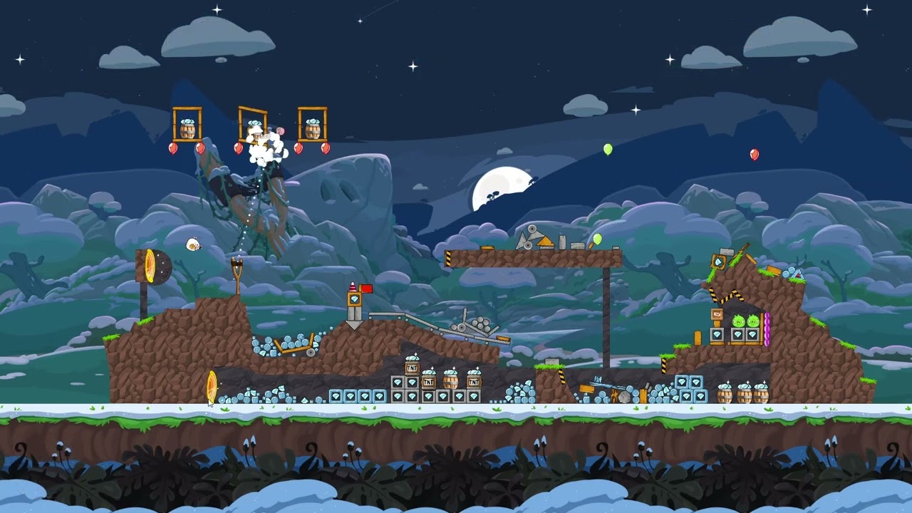 Angry Birds Friends Level 5 Tournament 1697 three stars NO POWER-UP walkthrough 2026-02-09